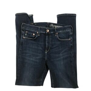 HM Shaping Denim Skinny Jeans Womens 30/30 Regular Waist Dark Wash Blue 5 Pocket